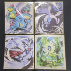 ポケモン色紙アート　5枚セット ポケモン 色紙ART 5枚セット（ブイズ集合・ミュウツー 他） - メルカリ