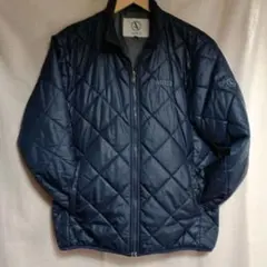 AIGLE ネイビー キルティングジャケットレディース