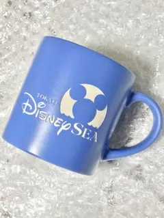 【未使用】TDR 東京ディズニーシー ロゴマグカップ ブルー