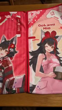 ホロライブ 大神ミオ のぼり 極楽湯 当選品フロライフ ゲーマーズ