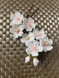 ７５３髪飾り つまみ細工