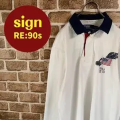 90's Polo Ralph Lauren ポロ　ラルフローレン ラガーシャツ