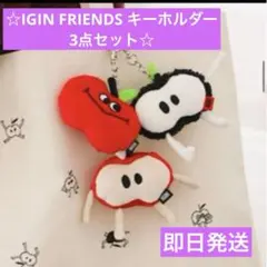 【新品】IGIN FRIENDS アイギン　キーホルダー3個セット　BTS ジン