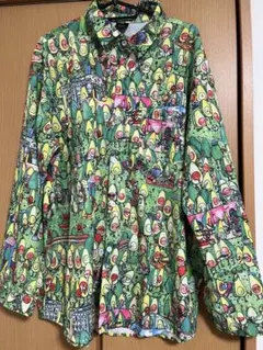 アボカドデザイン 長袖シャツ