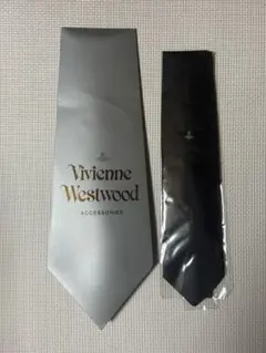 Vivienne Westwood ネクタイ ブラック オーブ刺繍 未使用