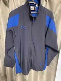 PUMA ウィンドブレーカー M グレー・ブルー