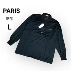 未使用タグ付　PARIS 新品 長袖ポロシャツ L ゴルフ