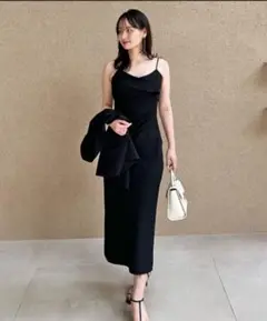 SNIDEL　デザインキャミワンピース