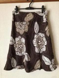 H&M フラワープリント フレアスカート EUR 38