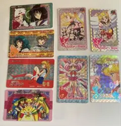 セーラームーン カードダス復刻デザイン　プリズムカードステッカー　セット
