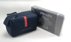 PRADA ポーチ 箱付き 2025年最新】プラダ ノベルティ ポーチの人気アイテム - メルカリ