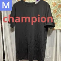 champion 冷感　半袖クルーネック メッシュ　tシャツ M 黒
