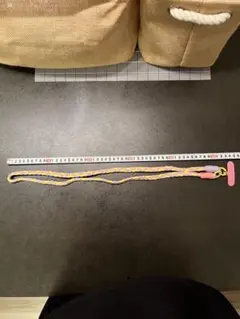 カラフル編み込みスマホショルダーストラップ