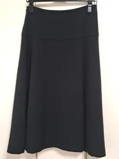 黒 フレアスカート ロング 9号サイズ　ビジネス/フォーマル/卒業式ママ服にも…