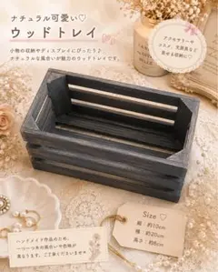 ウッドトレイ 木製 収納 ディスプレイ ボックス