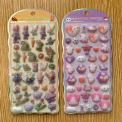 【匿名配送】ズートピア•ベイマックス コットンパフィシール2枚 ▶︎▶︎スピード発送