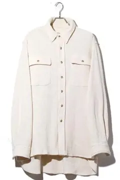 Sheba WAFFLE FAB SHIRT 1 オフホワイト