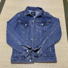 ZARA ザラ　デニムジャケット インディゴブルー S M メンズ