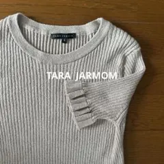 TARA JARMOM タラジャーモン　ラメ入りフリルニット半袖　S フランスのサムネイル