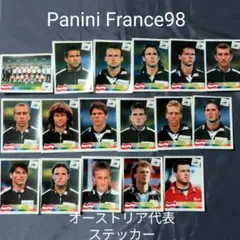 Panini France98 オーストリア代表ステッカー 17枚セット