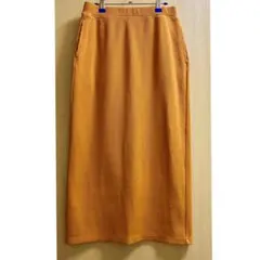 ユニクロ コーデュロイ タイトスカート ロング丈 女性Mサイズ