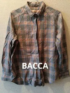 BACCA チェック柄 背中あきシャツのサムネイル