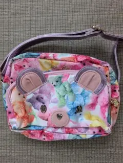 mezzo piano クマの顔デザイン ショルダーバッグ