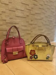 Samantha Thavasa & Vega 2way ハンドバッグ2個セットのサムネイル