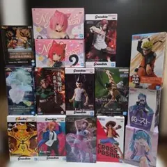 プライズフィギュア20点セット ワンピース ナルト 葬送のフリーレン