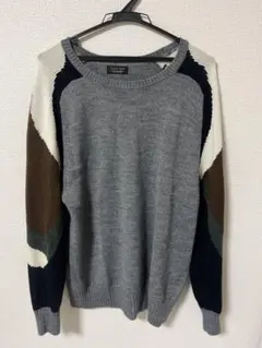 ZARA ザラ　ニット　セーター　トップス　ニュアンス　長袖　冬　メンズ