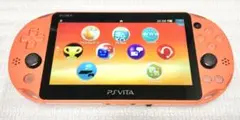 『中古』PSVita PCH-2000本体のみ ネオンオレンジ