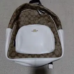 超美品】COACH コーチ リュック アイボリー - メルカリ