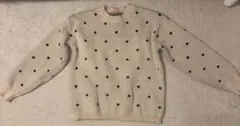 水玉セーター