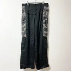 Y’s for men 切替リネンスラックス ブラックのサムネイル