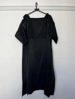 LIMI feu リミフゥ ウール カットワーク レイヤードワンピース