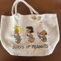 SURF'S UP PEANUTS トートバッグ