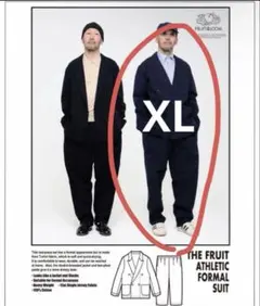 フルーツオブザルーム × 金子恵治 ダブルスーツ ネイビー XL - メルカリ