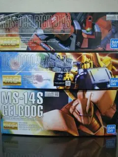 MG リックディアス 百式バリュートシステム シャア専用ゲルググ3機