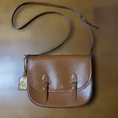 LAUREN RALPH LAUREN ショルダーバッグ ブラウン美品　箱無しのサムネイル