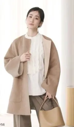 ユナイテッドアローズ　25ＡＷ　バイカラーコート