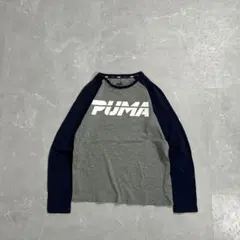 00s OLD PUMA ラグラン ロンt ツートン Y2K レディース テック - メルカリ