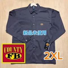 FB COUNTY デッドストックワークシャツブラウンXXL新品未使用のサムネイル
