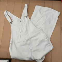 グローバルワーク　ホワイト サロペット