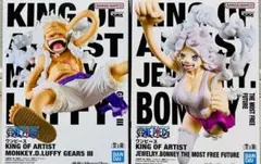 ワンピース KING OF ARTIST ルフィ　ボニー　ニカ　フィギュアセット