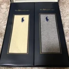 ポロ ラルフローレン 靴下 2足セット ソックス グレー ホワイト