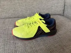 asics アシックス　レーザービーム　ネオンイエロー　22.5cm
