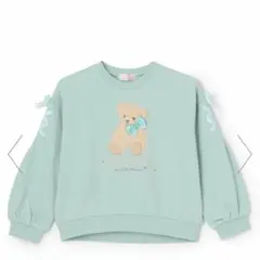 新品　メゾピアノ くま　ぬいぐるみトレーナー 120cm