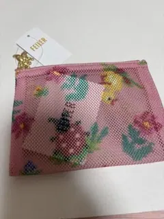 値下げ交渉ブロック フェイラー ハイジ メッシュポーチS ピンクのサムネイル