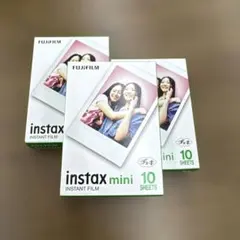 FUJIFILM instax mini インスタントフィルム 10枚✖︎3