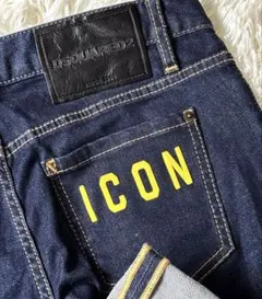 極美品 DSQUARED2 ICON ディースクエアード スキニー デニム 38のサムネイル